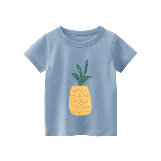 Girls Short Sleeve Tee - Pinapple