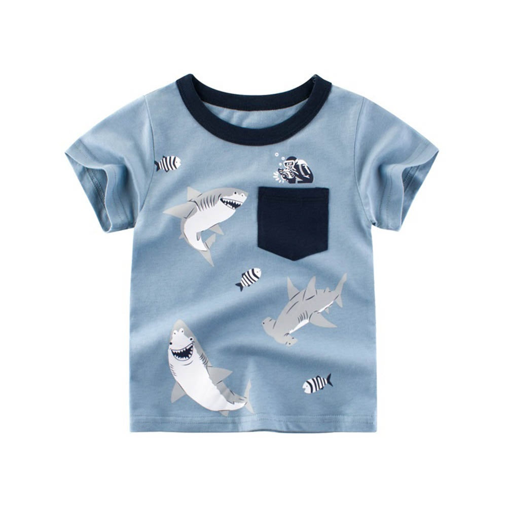 Boys Short Sleeve Tee - Sharks