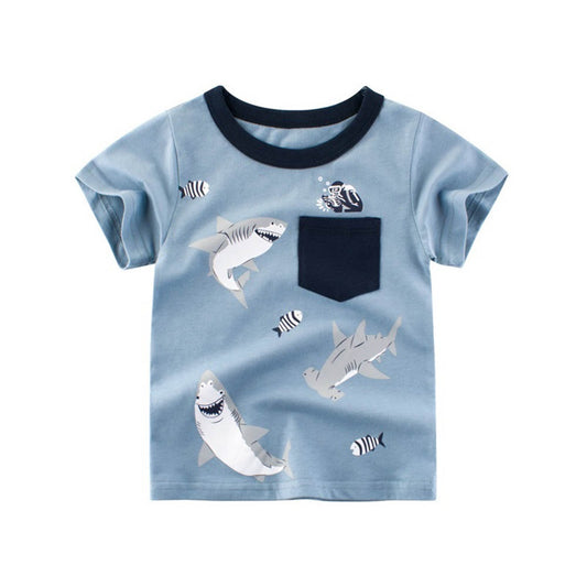 Boys Short Sleeve Tee - Sharks