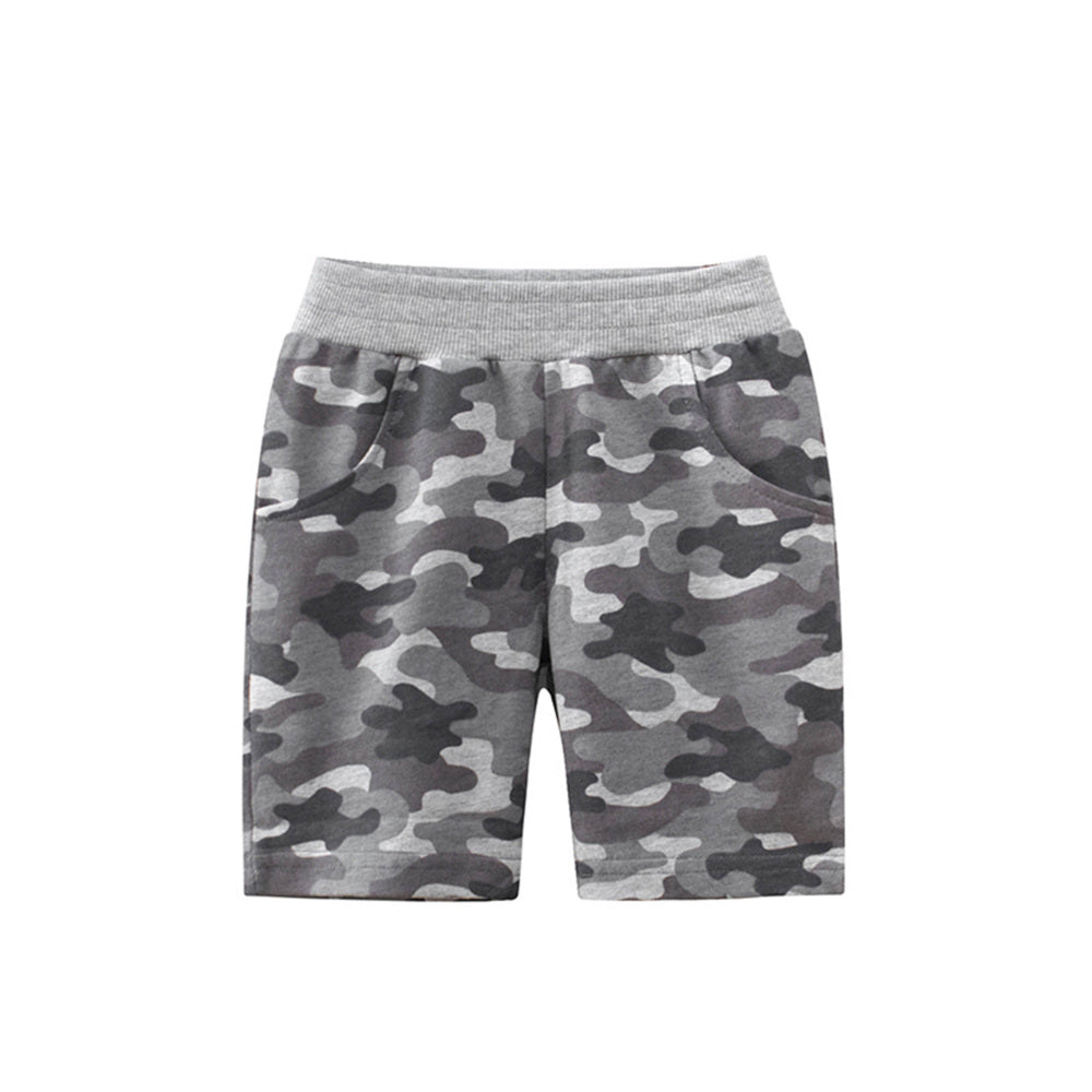 Boys Cotton Shorts - Camo
