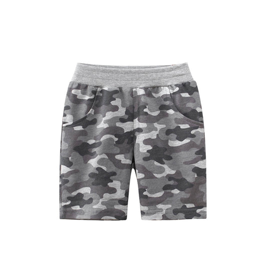 Boys Cotton Shorts - Camo