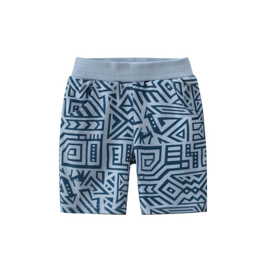 Boys Cotton Shorts - Labyrinth